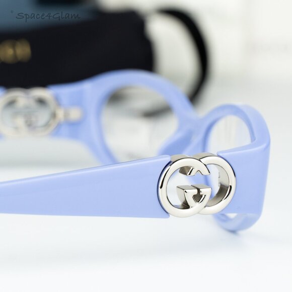 BRAND NEW Gucci GG1693O 003 Violet Demo Women Oval Eyeglasses GG 1693O - Picture 4 of 7